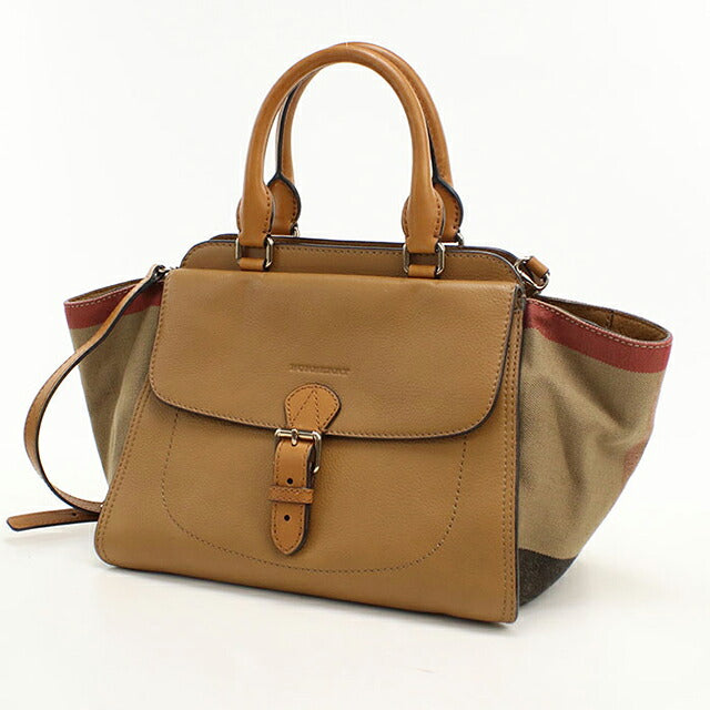 中古 バーバリー トートバッグ レディース ブランド BURBERRY  2WAY レザー 3992188 ブラウン USDBU118501011