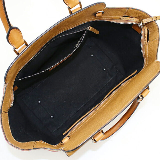 中古 バーバリー トートバッグ レディース ブランド BURBERRY  2WAY レザー 3992188 ブラウン USDBU118501011
