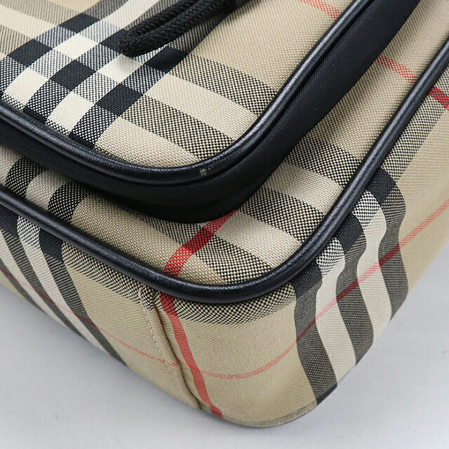中古 バーバリー 斜め掛け ショルダーバッグ レディース ブランド BURBERRY ノバチェック  8010152 ベージュ USDBU120105011