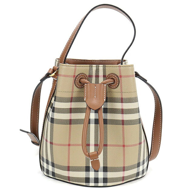 中古 バーバリー ハンドバッグ レディース ブランド BURBERRY ノバチェック 2WAY 8100486 ベージュ USDBU120695011