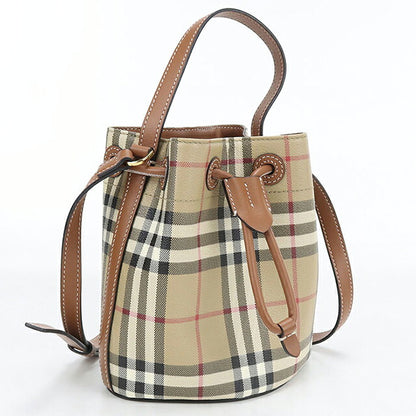 中古 バーバリー ハンドバッグ レディース ブランド BURBERRY ノバチェック 2WAY 8100486 ベージュ USDBU120695011