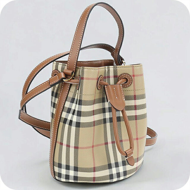 中古 バーバリー ハンドバッグ レディース ブランド BURBERRY ノバチェック 2WAY 8100486 ベージュ USDBU120695011