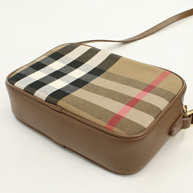 二手Burberry单肩包女装品牌BURBERRY Nova Check SMALL CAMERA MX 8085713棕色USDBU120908011