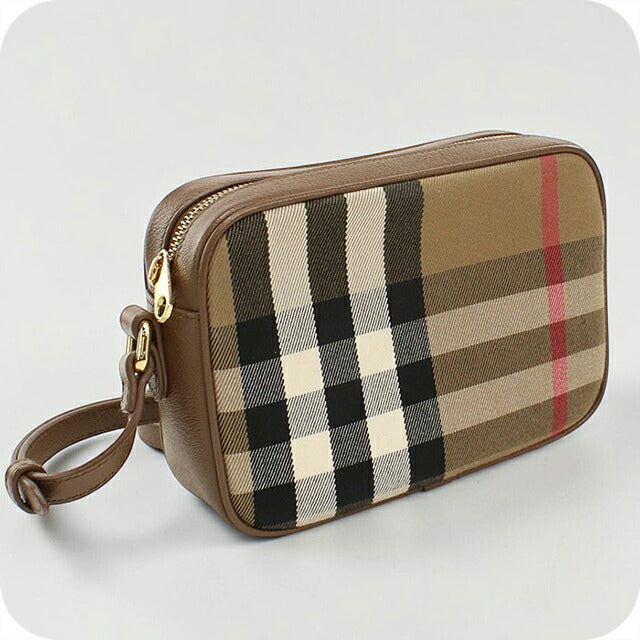 二手Burberry单肩包女装品牌BURBERRY Nova Check SMALL CAMERA MX 8085713棕色USDBU120908011