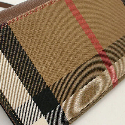 中古 バーバリー チェーンウォレット レディース ブランド BURBERRY ハウスチェック ショルダーバッグ ブラウン USDBU120975011