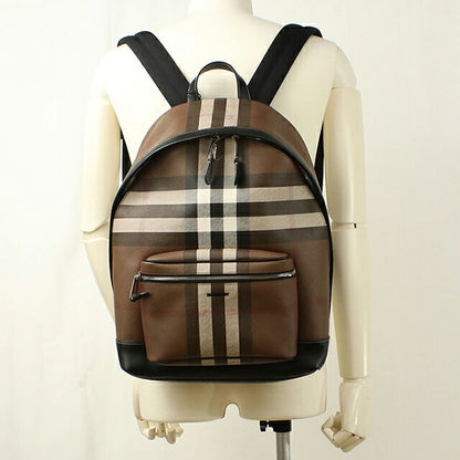 中古 バーバリー リュック メンズ ブランド BURBERRY バーバリーチェック バックパック 8051414 ブラウン USDBU121172011