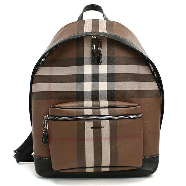 中古 バーバリー リュック メンズ ブランド BURBERRY バーバリーチェック バックパック 8051414 ブラウン USDBU121172011