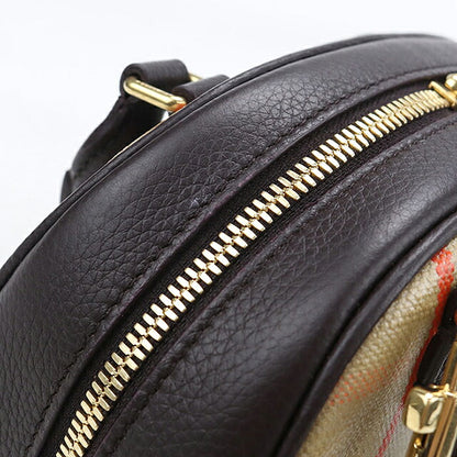 Used Burberry Handbag Ladies Brand BURBERRY Burberry Check Mini Highland Bowling Bag 8115281 Beige USDBU121211011