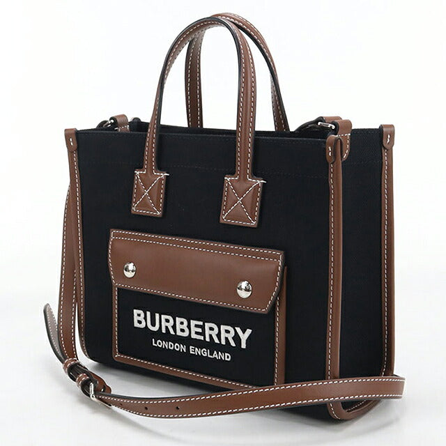 中古 バーバリー トートバッグ レディース ブランド BURBERRY  ミニ フレヤトート 8055749 ブラック USDBU121777011