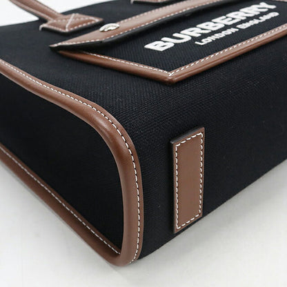 中古 バーバリー トートバッグ レディース ブランド BURBERRY  ミニ フレヤトート 8055749 ブラック USDBU121777011