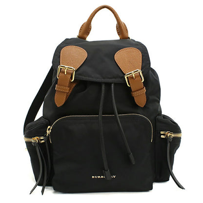 中古 バーバリー リュック レディース ブランド BURBERRY バックパック レザー 4016622 ブラック バッグ USDBU95722011