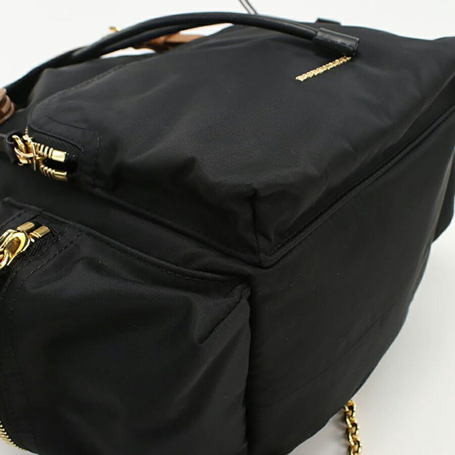 中古 バーバリー リュック レディース ブランド BURBERRY バックパック レザー 4016622 ブラック バッグ USDBU95722011