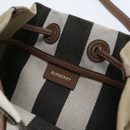 中古 バーバリー 斜め掛け ショルダーバッグ レディース ブランド BURBERRY ノバチェック バケット ブラウン バッグ USDBU98561011