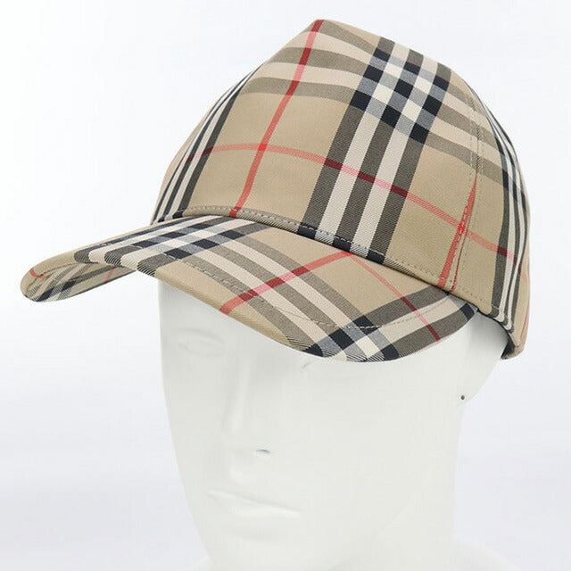中古 バーバリー キャップ ユニセックス ブランド BURBERRY ヴィンテージチェック ベースボールキャップ 8026929 ベージュ 帽子 USDBU99860011
