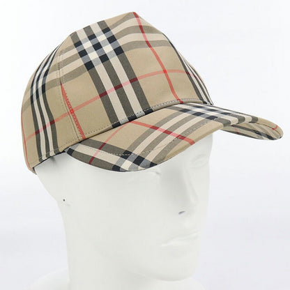 中古 バーバリー キャップ ユニセックス ブランド BURBERRY ヴィンテージチェック ベースボールキャップ 8026929 ベージュ 帽子 USDBU99860011