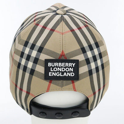 中古 バーバリー キャップ ユニセックス ブランド BURBERRY ヴィンテージチェック ベースボールキャップ 8026929 ベージュ 帽子 USDBU99860011