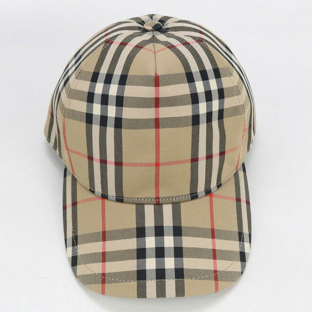 中古 バーバリー キャップ ユニセックス ブランド BURBERRY ヴィンテージチェック ベースボールキャップ 8026929 ベージュ 帽子 USDBU99860011