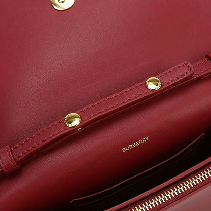 二手 Burberry 单肩包 女士品牌 BURBERRY Nova 格纹链条皮革米色包 USDBU99905011