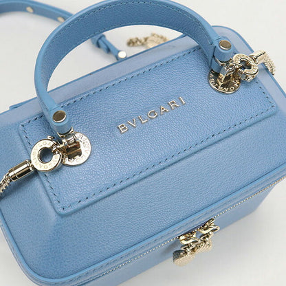 中古 ブルガリ バニティ-バッグ レディース ブランド BVLGARI セルペンティ ブルー バッグ USDBV100264011