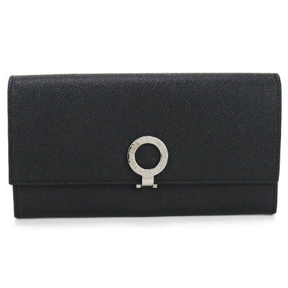 中古 ブルガリ 長財布二折 ユニセックス ブランド BVLGARI ブルガリブルガリ ラージウォレット ブラック 財布 USDBV100317011