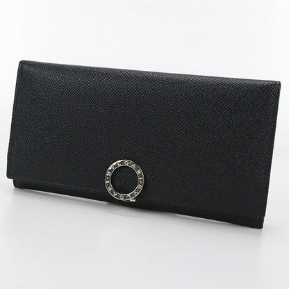 中古 ブルガリ 長財布二折 ユニセックス ブランド BVLGARI ブルガリブルガリ ラージウォレット ブラック 財布 USDBV100318011