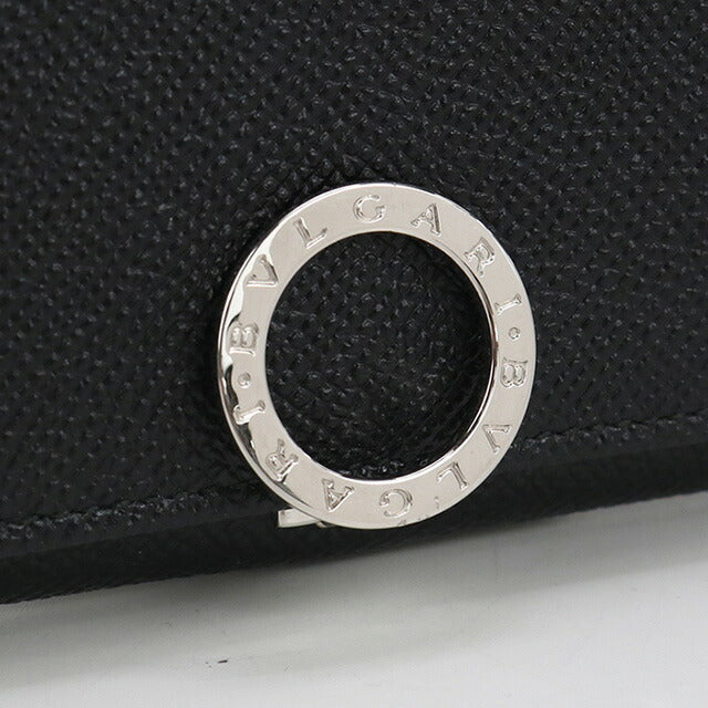 中古 ブルガリ 長財布二折 ユニセックス ブランド BVLGARI ブルガリブルガリ ラージウォレット ブラック 財布 USDBV100318011