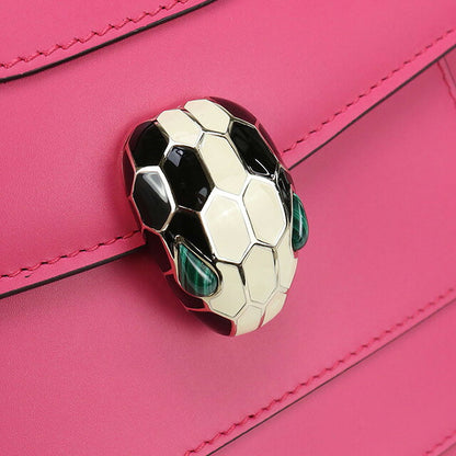 中古 ブルガリ ショルダーバッグ レディース ブランド BVLGARI セルペンティフォーエバー チェーンショルダーバッグ ピンク バッグ USDBV100432011