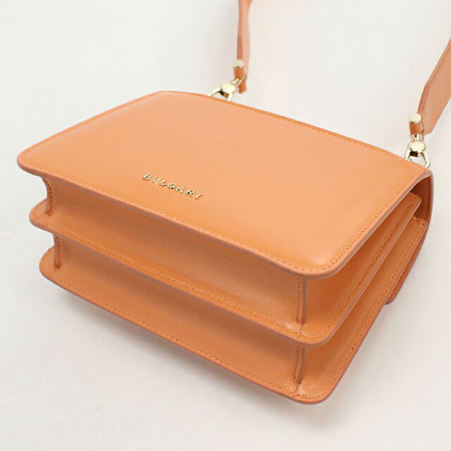 中古 ブルガリ ショルダーバッグ レディース ブランド BVLGARI セルペンティフォーエバー 2WAY レザー オレンジ バッグ USDBV102759011
