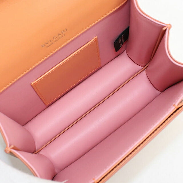 中古 ブルガリ ショルダーバッグ レディース ブランド BVLGARI セルペンティフォーエバー 2WAY レザー オレンジ バッグ USDBV102759011