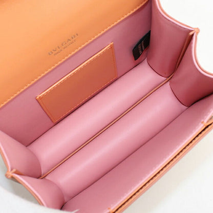 中古 ブルガリ ショルダーバッグ レディース ブランド BVLGARI セルペンティフォーエバー 2WAY レザー オレンジ バッグ USDBV102759011