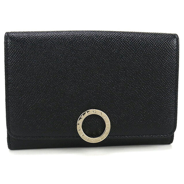 Used Bvlgari bi-fold wallet ladies brand BVLGARI black wallet USDBV102795011