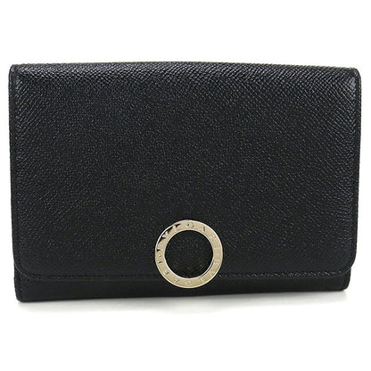 Used Bvlgari bi-fold wallet ladies brand BVLGARI black wallet USDBV102795011