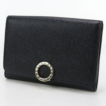 Used Bvlgari bi-fold wallet ladies brand BVLGARI black wallet USDBV102795011