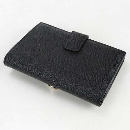 Used Bvlgari bi-fold wallet ladies brand BVLGARI black wallet USDBV102795011