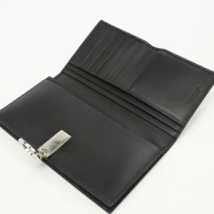 中古 ブルガリ 長財布二折 メンズ ブランド BVLGARI ブルガリ・ブルガリ ロングウォレット 23295 ブラック 財布 USDBV103645011