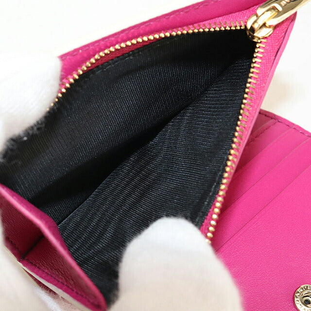 中古 ブルガリ 二つ折り財布 レディース ブランド BVLGARI ロゴマニア 財布 USDBV103690011