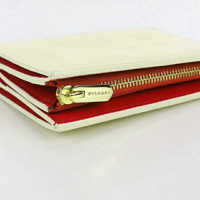 中古 ブルガリ 二つ折り財布 レディース ブランド BVLGARI ロゴマニア 財布 USDBV103690011