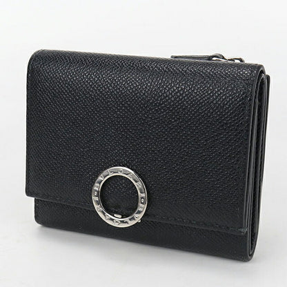 中古 ブルガリ 三折財布 ユニセックス ブランド BVLGARI ブルガリクリップ 290800 ブラック 財布 USDBV104282011