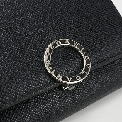 中古 ブルガリ 三折財布 ユニセックス ブランド BVLGARI ブルガリクリップ 290800 ブラック 財布 USDBV104282011