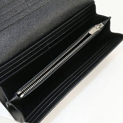 Used Bulgari long wallet bi-fold ladies brand BVLGARI Bvlgari large wallet 692061 black wallet USDBV105269011