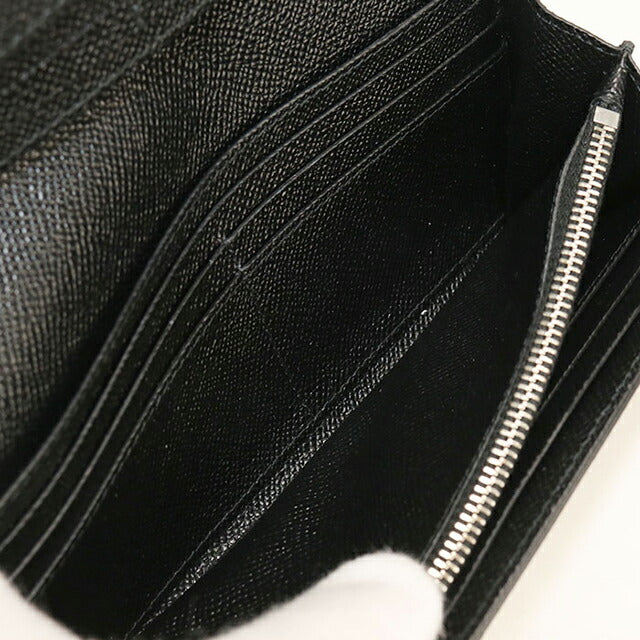 Used Bulgari long wallet bi-fold ladies brand BVLGARI Bvlgari large wallet 692061 black wallet USDBV105269011