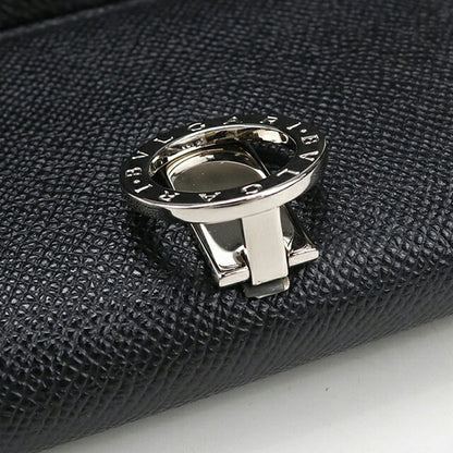 Used Bulgari long wallet bi-fold ladies brand BVLGARI Bvlgari large wallet 692061 black wallet USDBV105269011