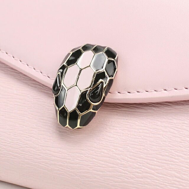 中古 ブルガリ 三折財布 レディース ブランド BVLGARI セルペンティーフォーエバー ピンク 財布 USDBV106005011