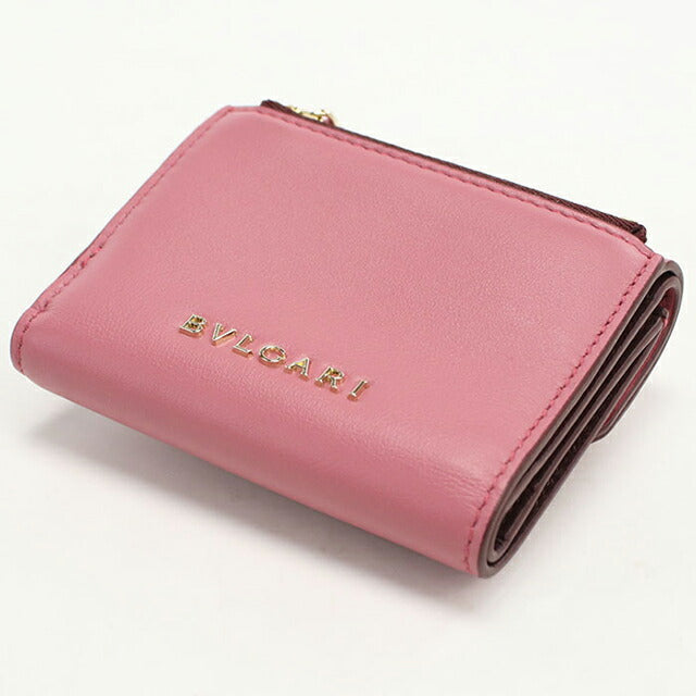 中古 ブルガリ 三折財布 レディース ブランド BVLGARI セルペンティーフォーエバー ピンク 財布 USDBV106011011