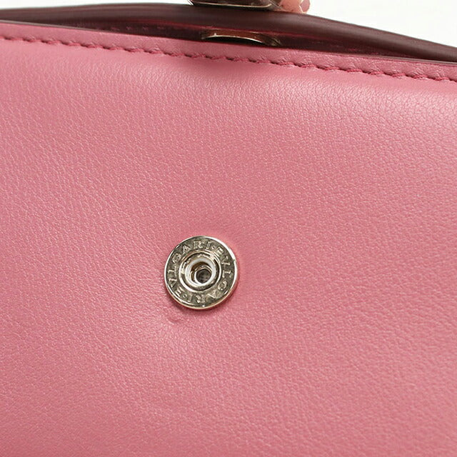 中古 ブルガリ 三折財布 レディース ブランド BVLGARI セルペンティーフォーエバー ピンク 財布 USDBV106011011