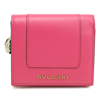 中古 ブルガリ 三折財布 レディース ブランド BVLGARI セルペンティーフォーエバー ピンク 財布 USDBV106012011