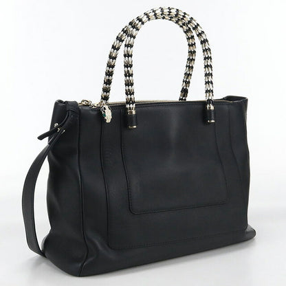 中古 ブルガリ トートバッグ レディース ブランド BVLGARI セルペンティ 2WAY ブラック バッグ USDBV107681011