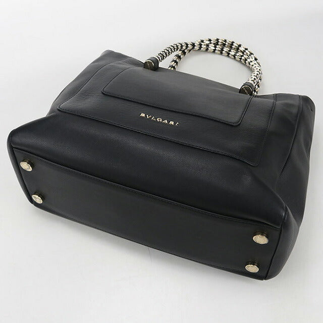 中古 ブルガリ トートバッグ レディース ブランド BVLGARI セルペンティ 2WAY ブラック バッグ USDBV107681011