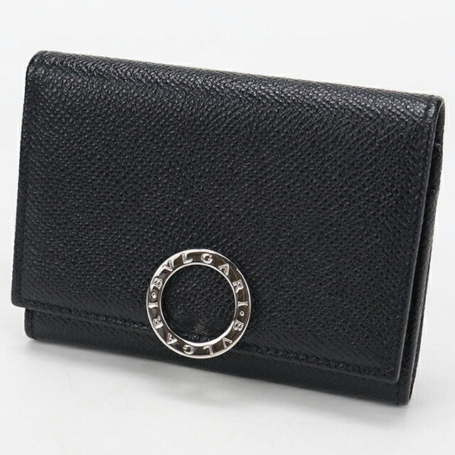 BVLGARI ダークグレー 名刺入れ　中古美品 中古 ブルガリ 名刺入れ レディース ブランド BVLGARI ブルガリ