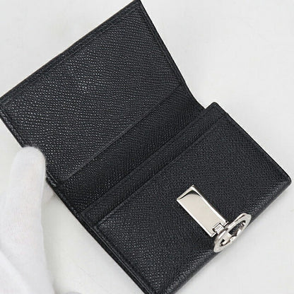 二手 Bvlgari 名片夹 女士品牌 BVLGARI Bvlgari 夹式名片夹 黑色 USDBV110306011